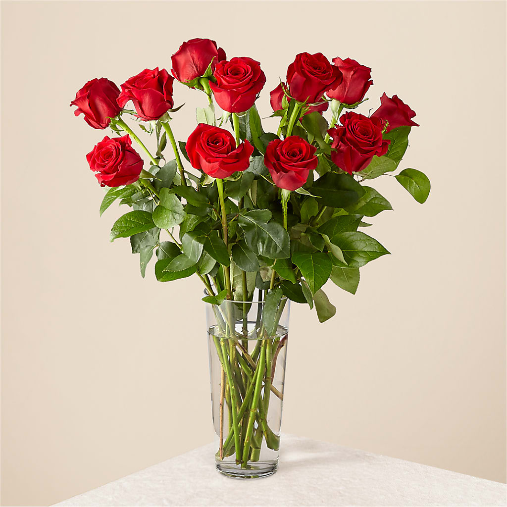 Long Stem Red Rose Bouquet – Greater Oklahoma City Flower Shop, Oklahoma City OK