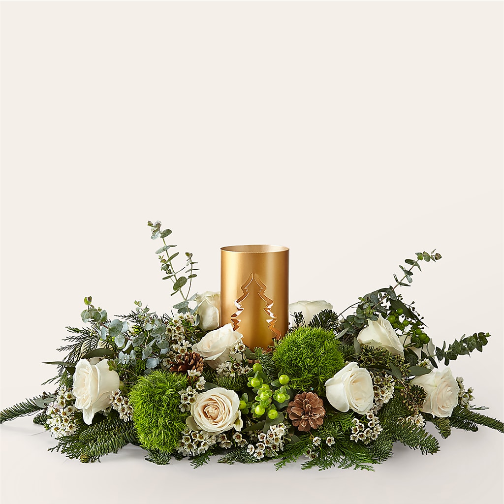 Chestnuts Roasting Centerpiece – Greater Oklahoma City Flower Shop, Oklahoma City OK