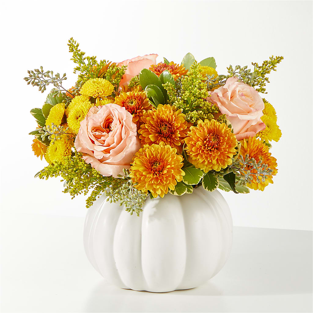 Peachy Pumpkin – Greater Oklahoma City Flower Shop, Oklahoma City OK