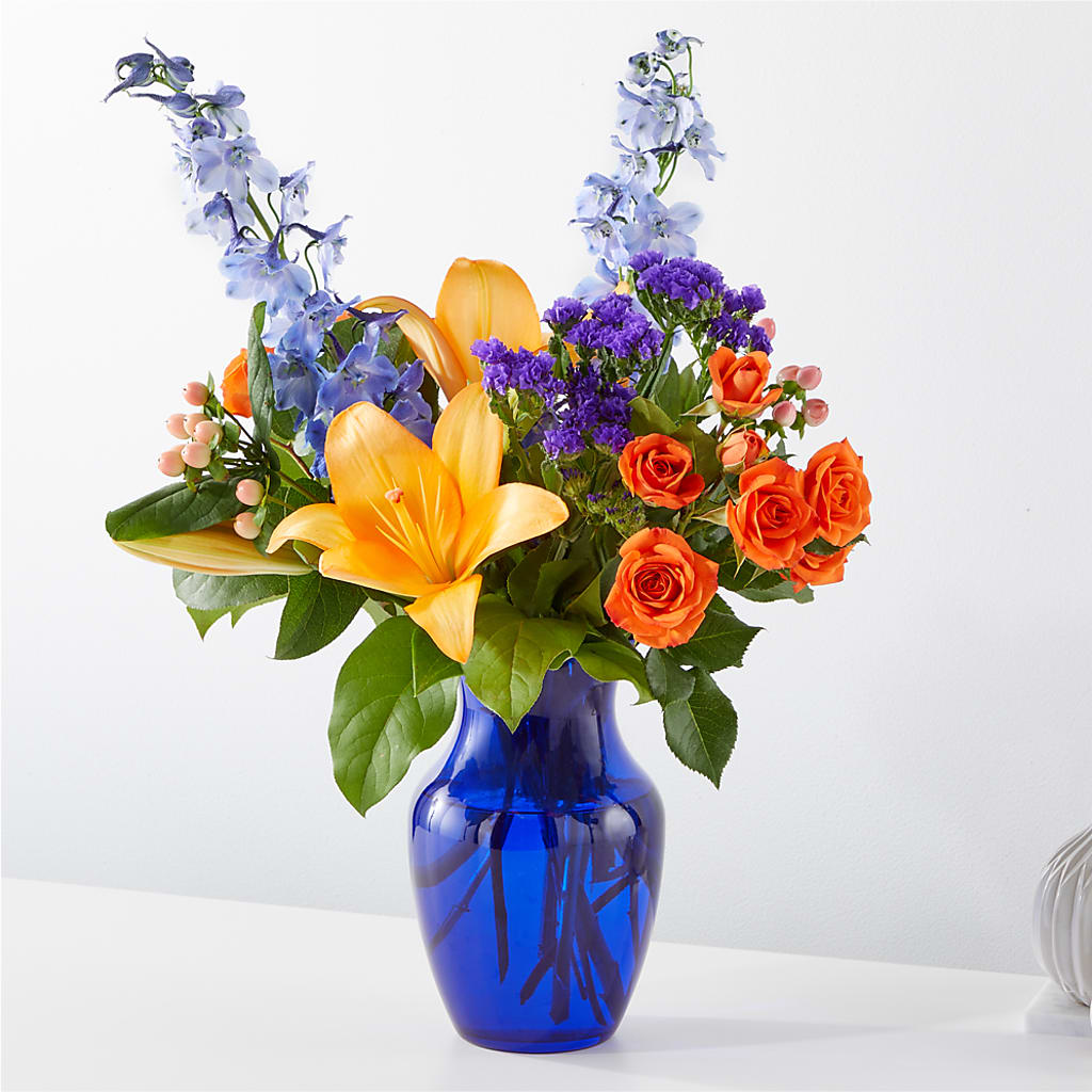 Radiant Citrus Bouquet – Greater Oklahoma City Flower Shop, Oklahoma City OK