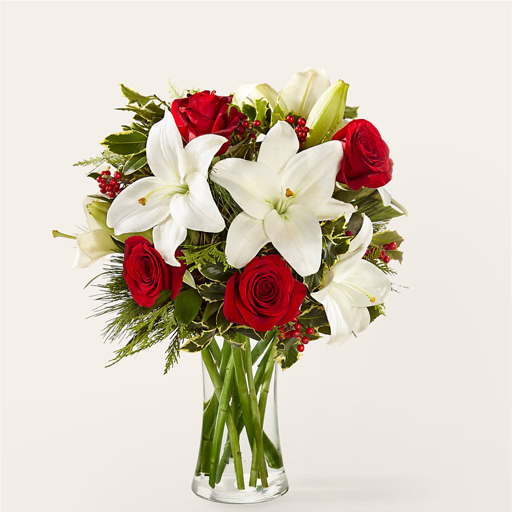 Sparkling Snowflakes Bouquet – Greater Oklahoma City Flower Shop, Oklahoma City OK
