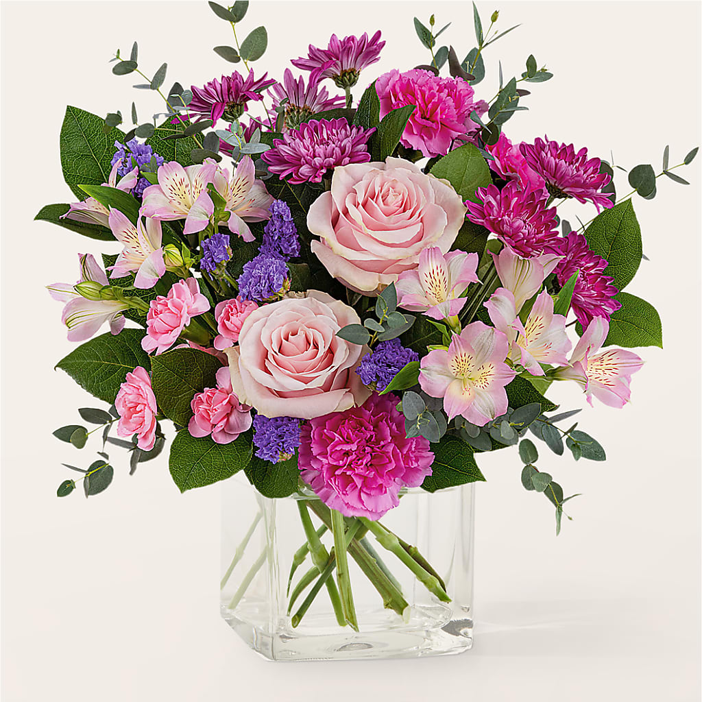 Rosy Radiance Bouquet – Greater Oklahoma City Flower Shop, Oklahoma City OK