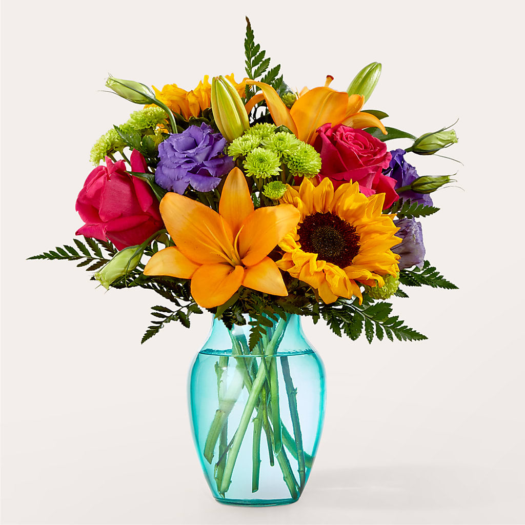 Double Rainbow Bouquet – Greater Oklahoma City Flower Shop, Oklahoma City OK