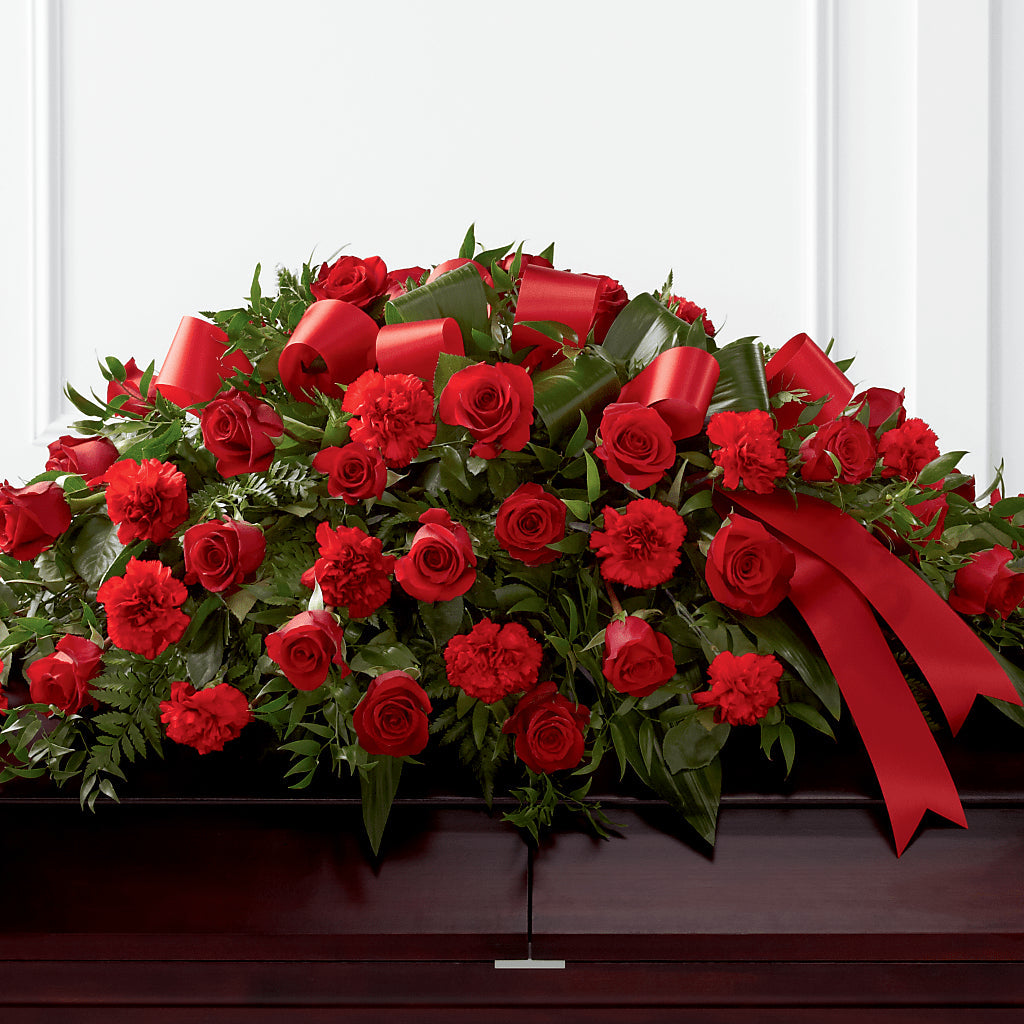 Tribute of Life Casket Spray – Greater Oklahoma City Flower Shop, Oklahoma City OK