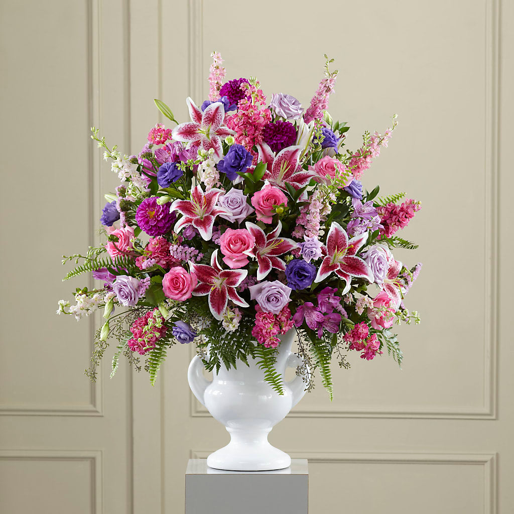 Peaceful Tribute Arrangement – Greater Oklahoma City Flower Shop, Oklahoma City OK