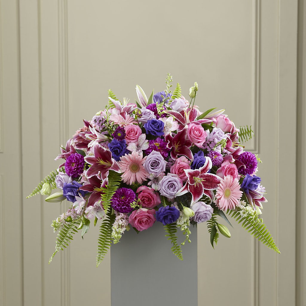 Fare Thee Well Pedestal – Greater Oklahoma City Flower Shop, Oklahoma City OK