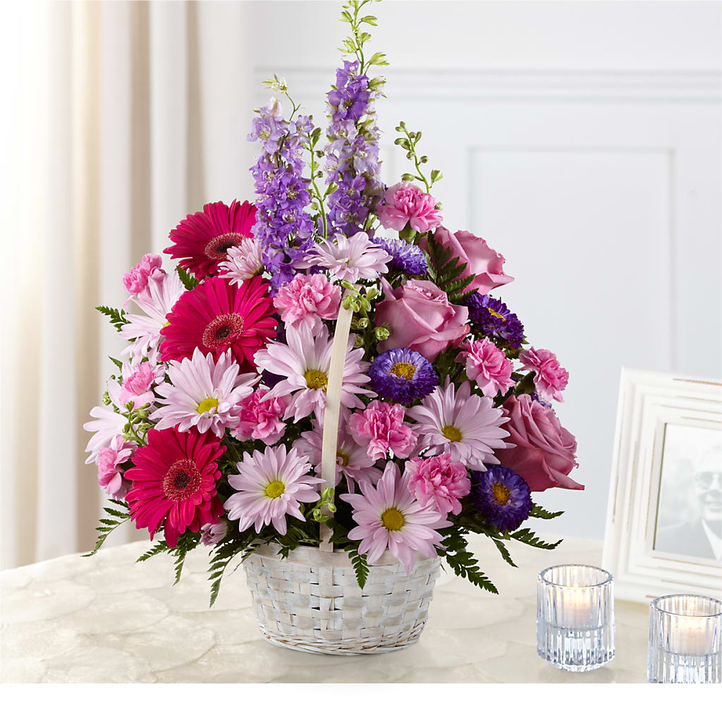 Pastel Peace Basket – Greater Oklahoma City Flower Shop, Oklahoma City OK