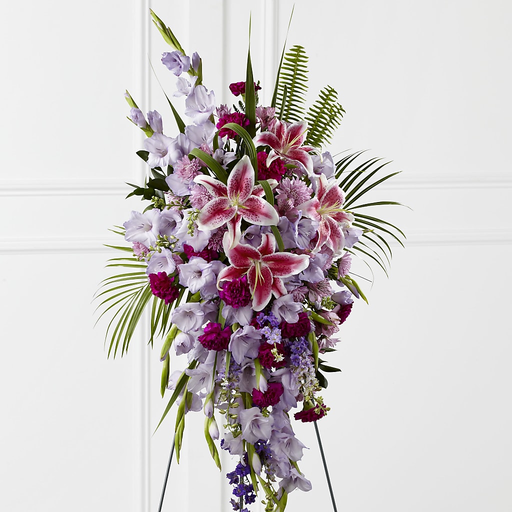 Tender Touch Standing Spray – Greater Oklahoma City Flower Shop, Oklahoma City OK