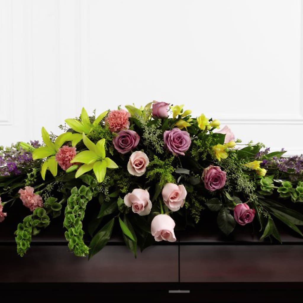 Forever Beloved Casket Spray – Greater Oklahoma City Flower Shop, Oklahoma City OK