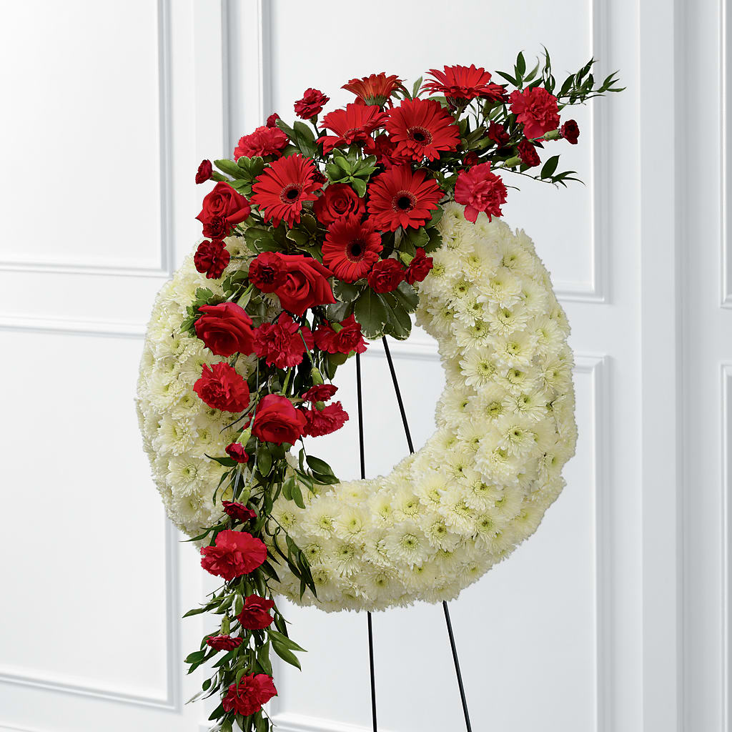 Graceful Tribute Wreath – Greater Oklahoma City Flower Shop, Oklahoma City OK