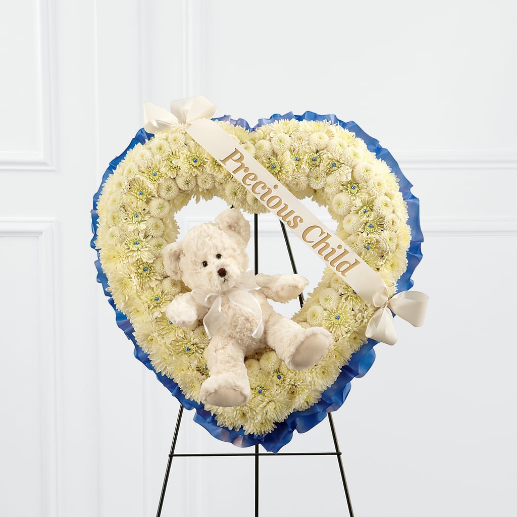 Precious Child Standing Heart – Greater Oklahoma City Flower Shop, Oklahoma City OK