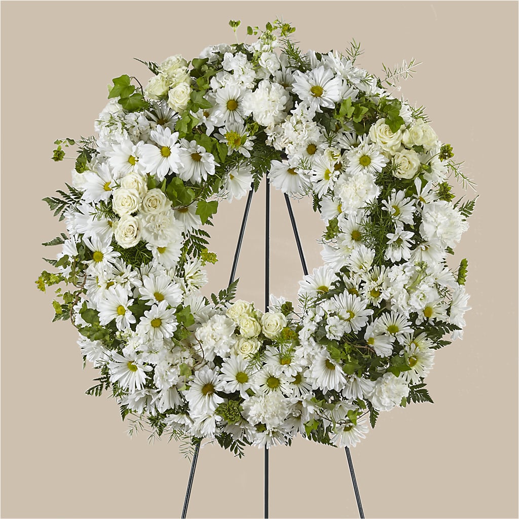 Faithful Wishes Wreath – Greater Oklahoma City Flower Shop, Oklahoma City OK