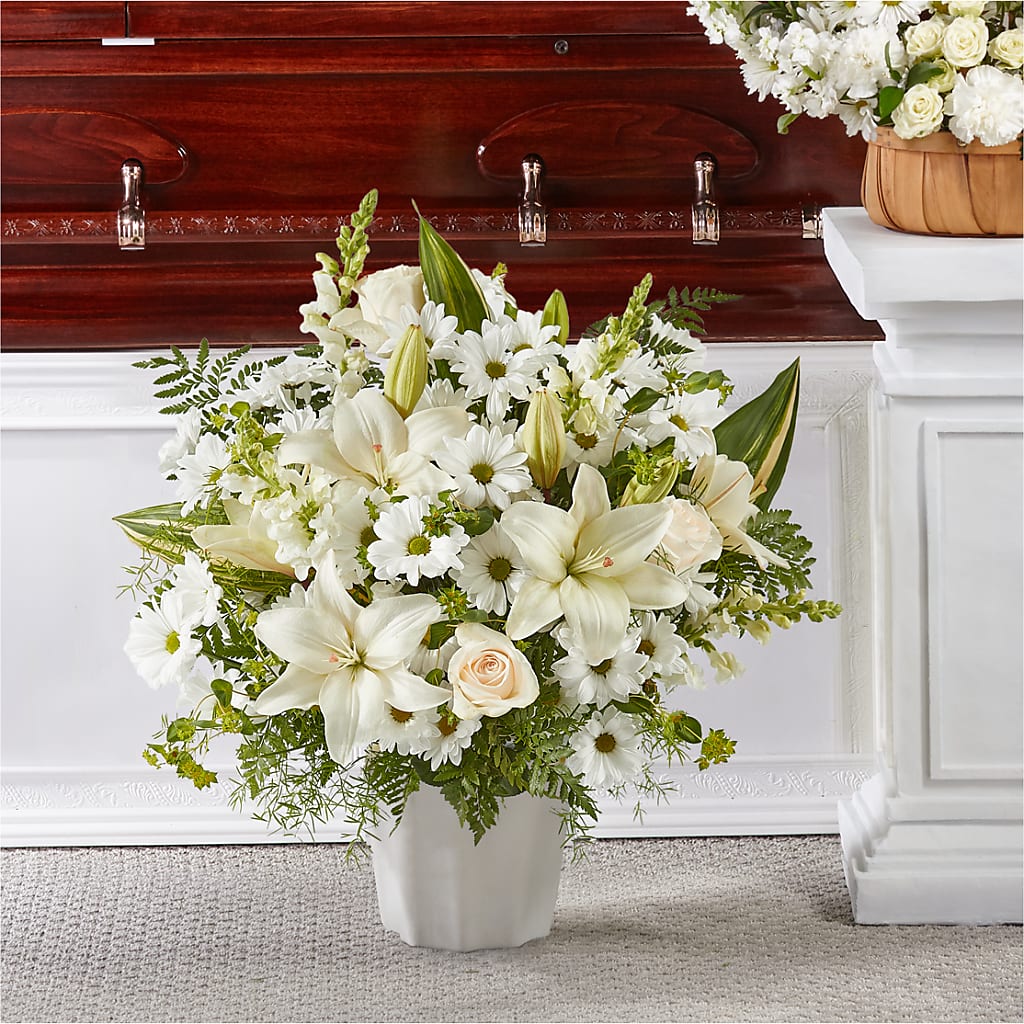Thoughts of Tranquility Floor Basket – Greater Oklahoma City Flower Shop, Oklahoma City OK