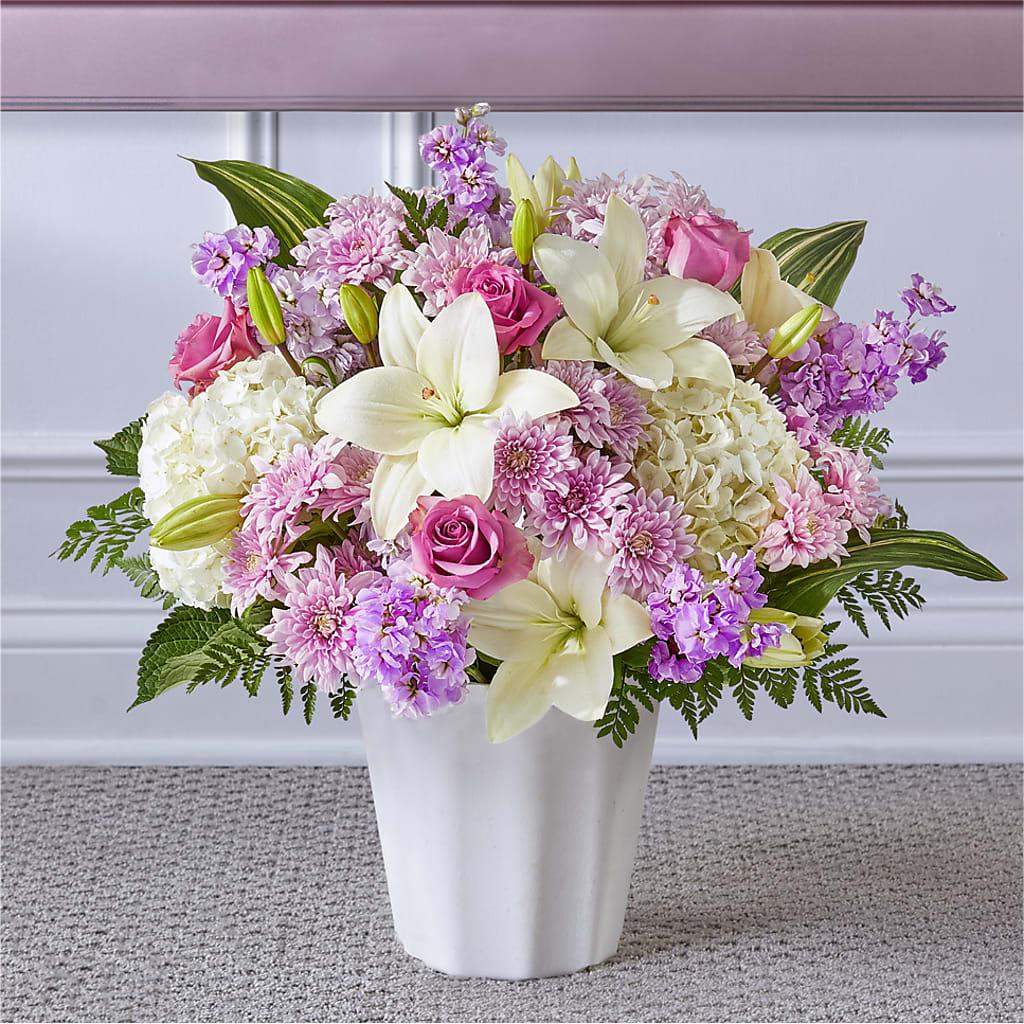 Heaven Sent Floor Basket – Greater Oklahoma City Flower Shop, Oklahoma City OK