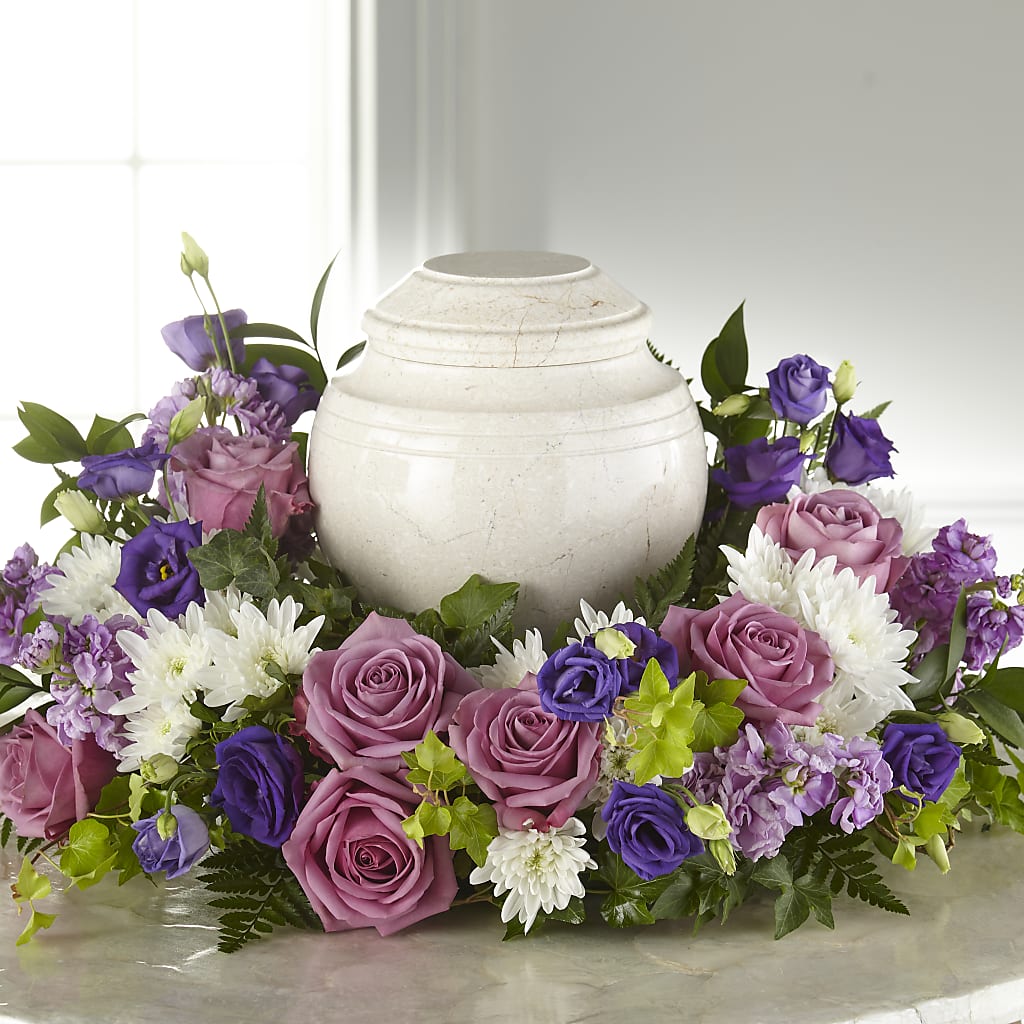 Blooming Sympathy Cremation Adornment – Greater Oklahoma City Flower Shop, Oklahoma City OK