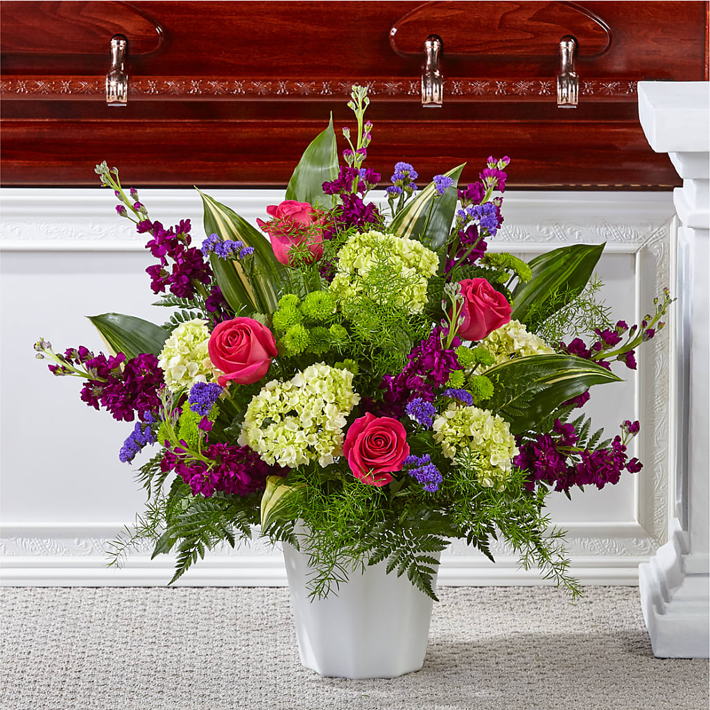 Beautiful Horizons Floor Basket – Greater Oklahoma City Flower Shop, Oklahoma City OK