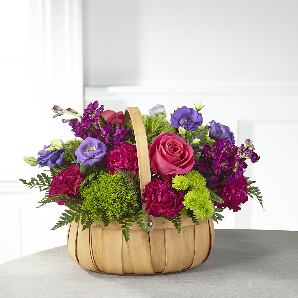 Serene Sanctuary Basket – Greater Oklahoma City Flower Shop, Oklahoma City OK