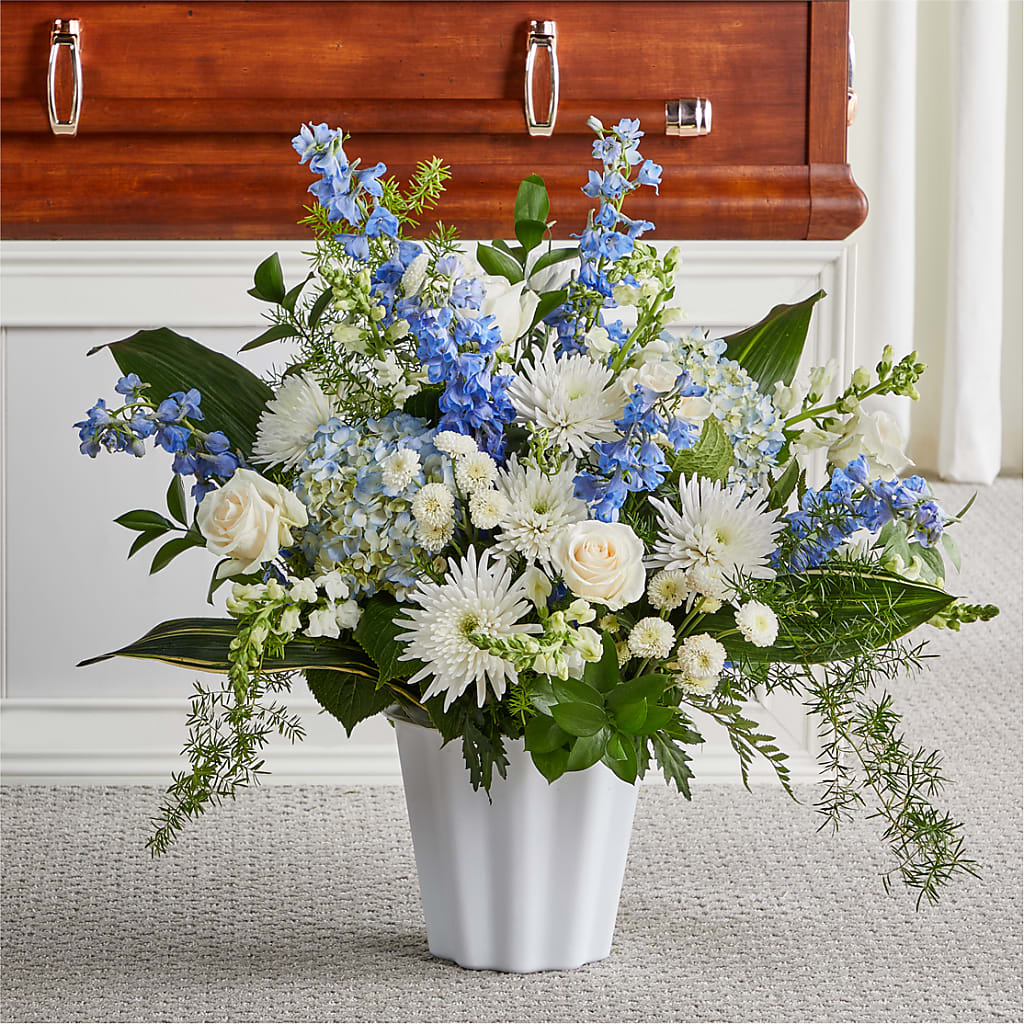 Everlasting Memories Floor Basket – Greater Oklahoma City Flower Shop, Oklahoma City OK