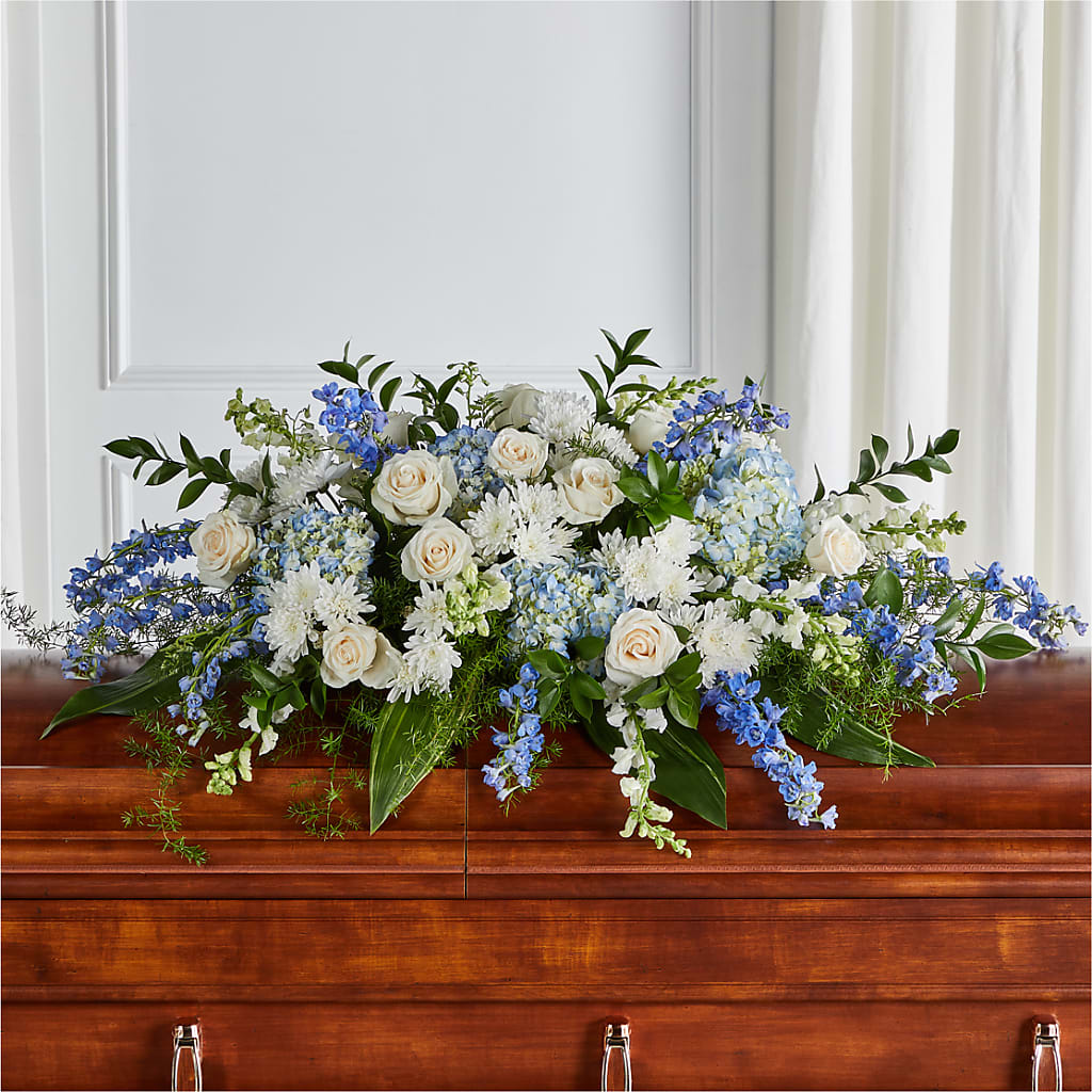Timeless Essence Casket Spray – Greater Oklahoma City Flower Shop, Oklahoma City OK