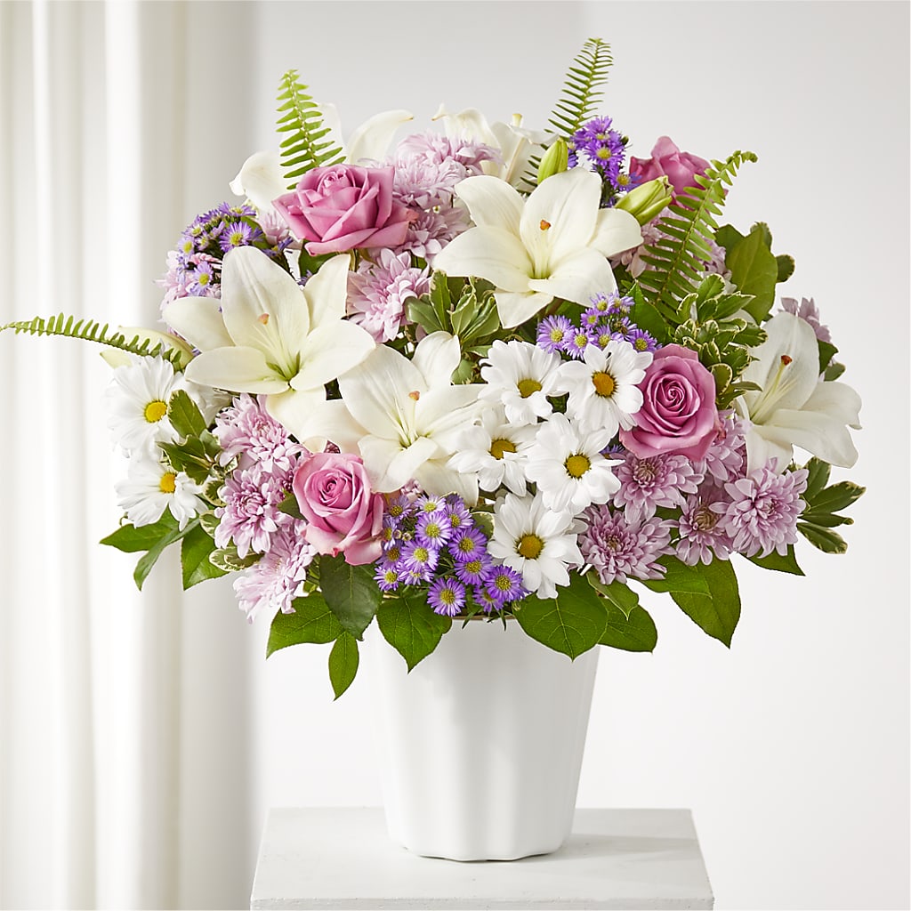 Warmest Thoughts Tabletop Basket – Greater Oklahoma City Flower Shop, Oklahoma City OK