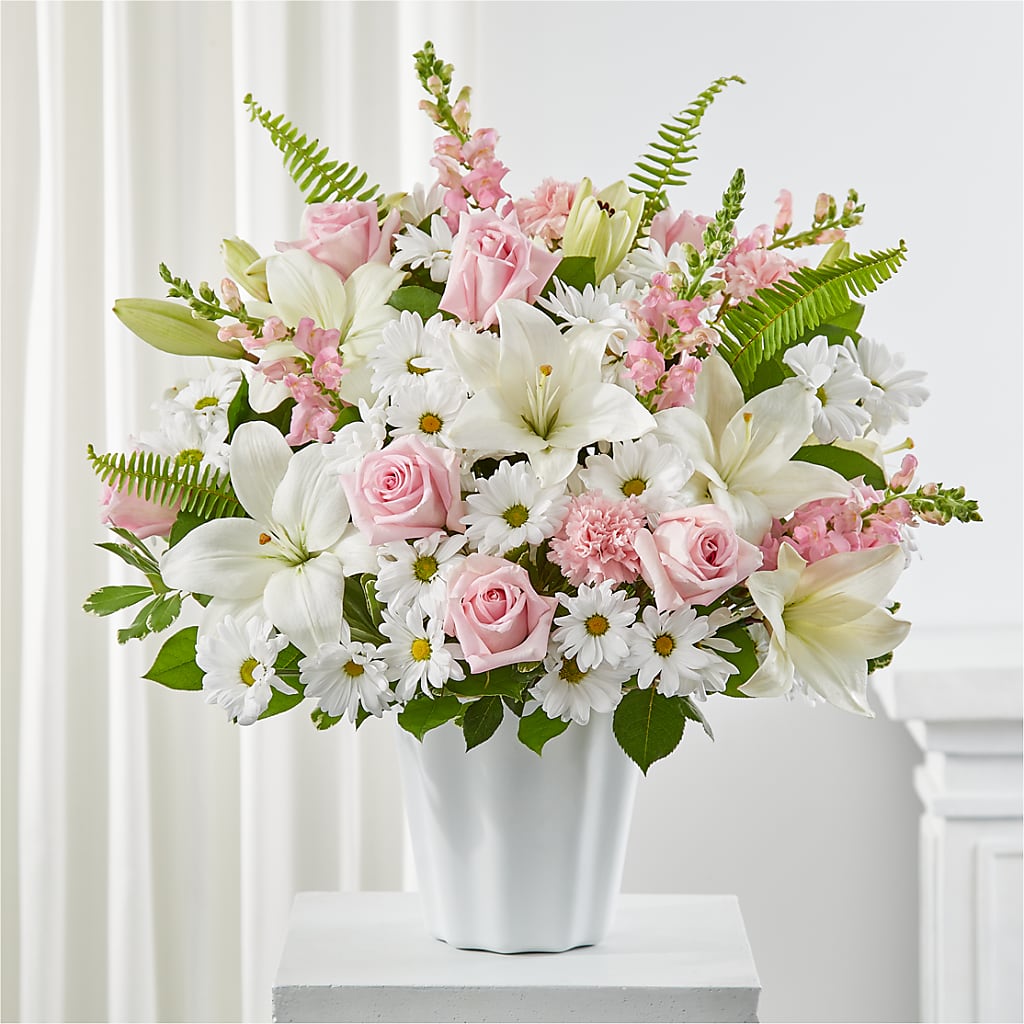 Soft Touch Tabletop Basket – Greater Oklahoma City Flower Shop, Oklahoma City OK