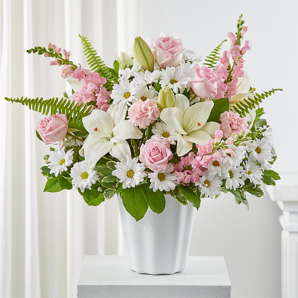 Soft Touch Tabletop Basket – Greater Oklahoma City Flower Shop, Oklahoma City OK