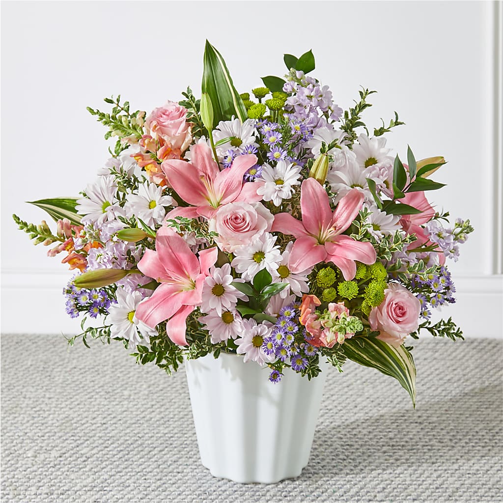 Abundant Compassion Floor Basket – Greater Oklahoma City Flower Shop, Oklahoma City OK