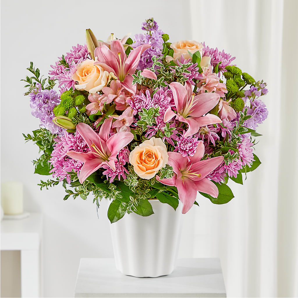 Supportive Embrace Tabletop Basket – Greater Oklahoma City Flower Shop, Oklahoma City OK