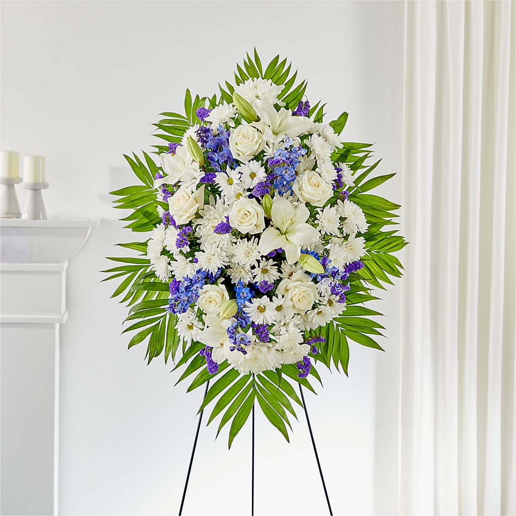 At Rest Standing Spray – Greater Oklahoma City Flower Shop, Oklahoma City OK