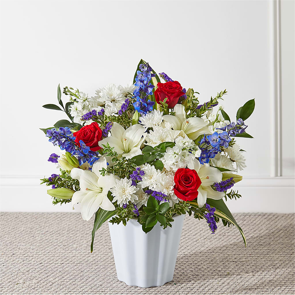 Consoled Floor Basket – Greater Oklahoma City Flower Shop, Oklahoma City OK