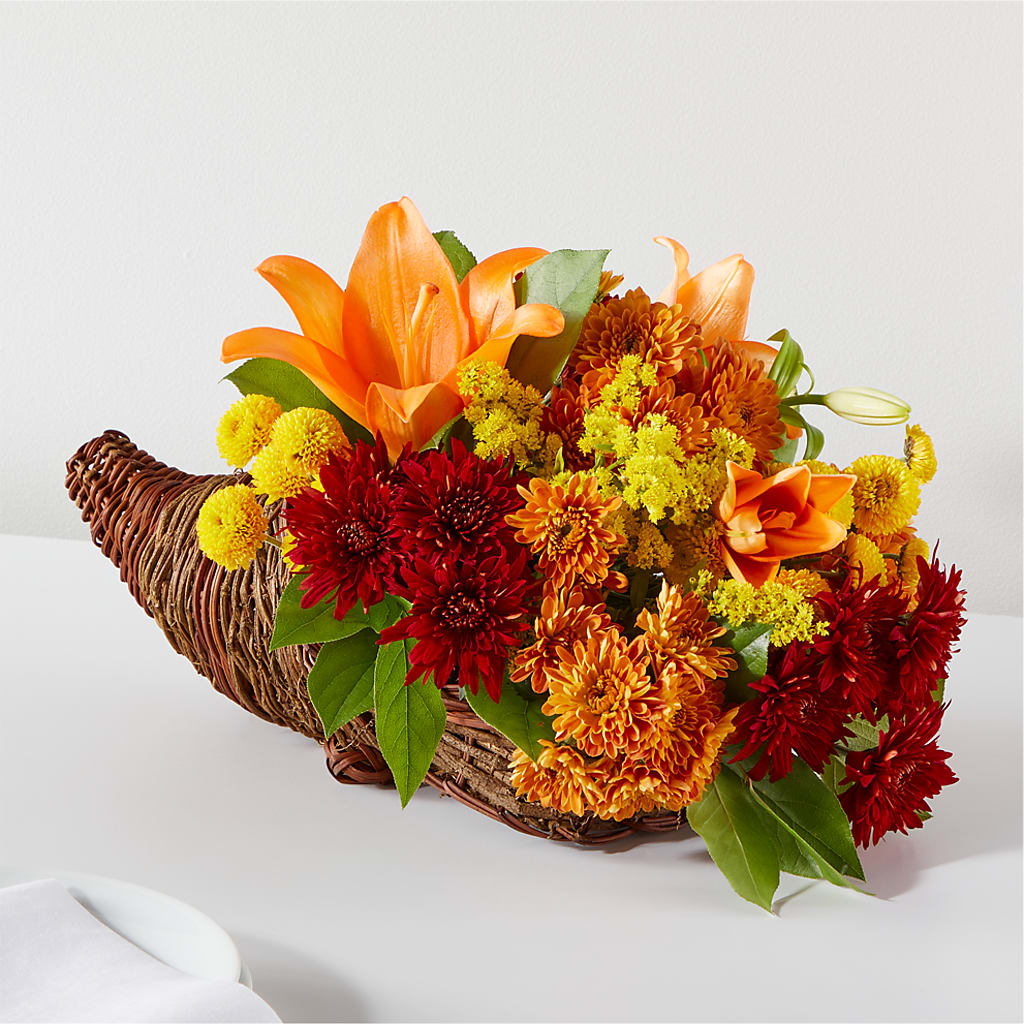 Bouquet of Blessings Cornucopia – Greater Oklahoma City Flower Shop, Oklahoma City OK