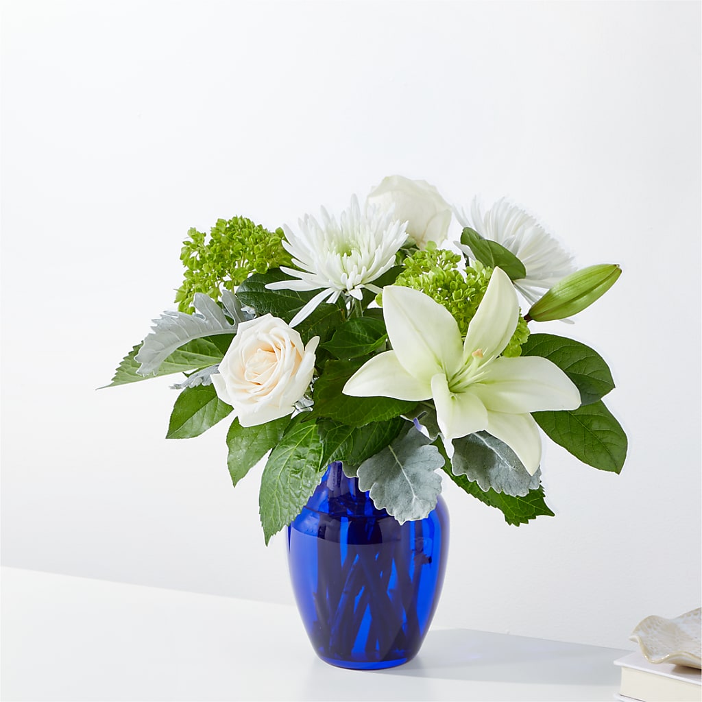 Snowy Dreams Bouquet – Greater Oklahoma City Flower Shop, Oklahoma City OK