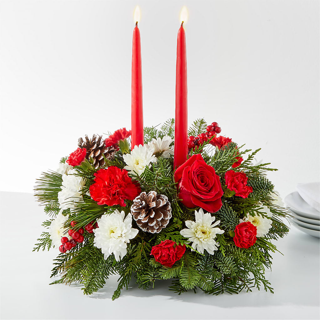 Holiday Soiree Centerpiece – Greater Oklahoma City Flower Shop, Oklahoma City OK