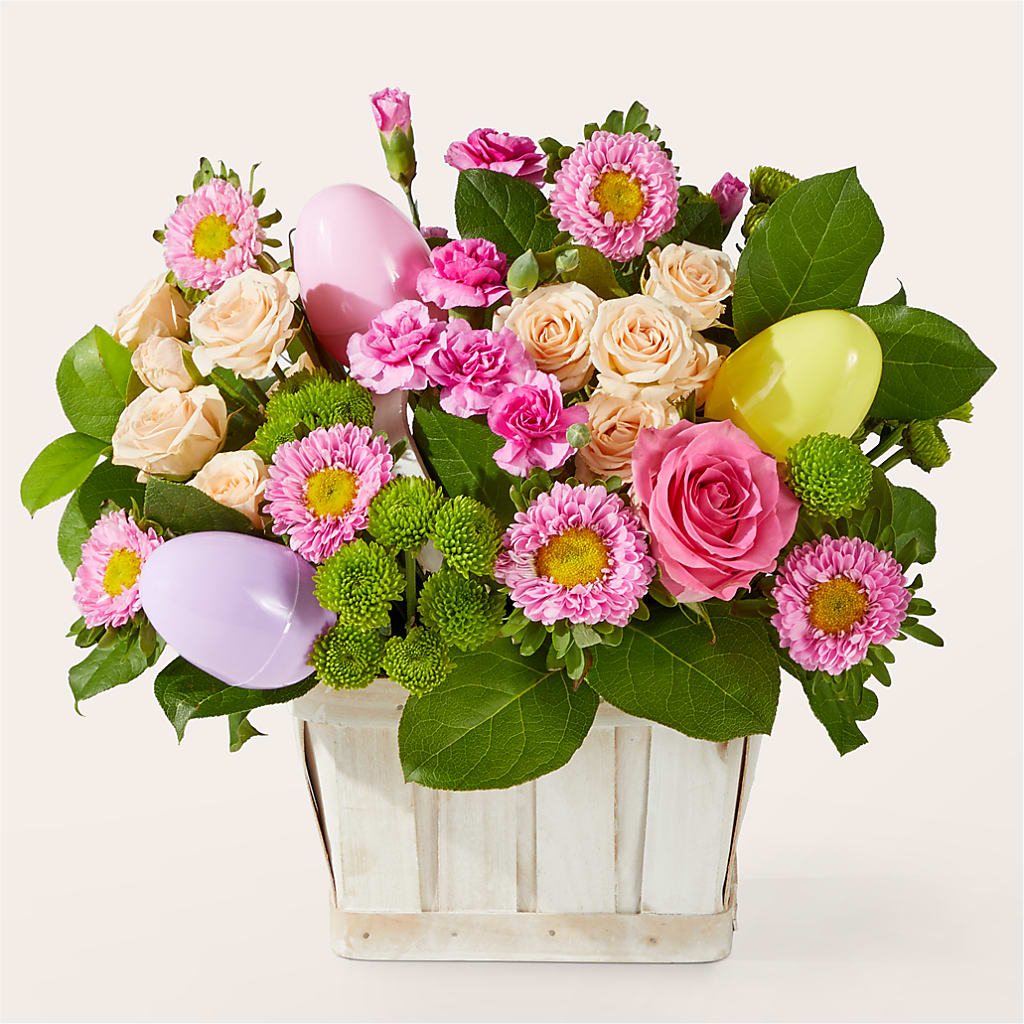Get Eggcited Basket – Greater Oklahoma City Flower Shop, Oklahoma City OK