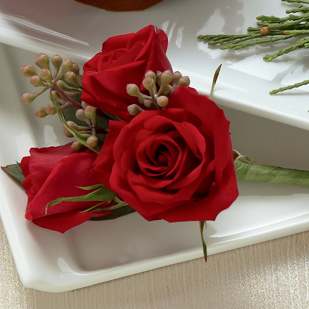 Red Spray Rose Boutonniere – Greater Oklahoma City Flower Shop, Oklahoma City OK