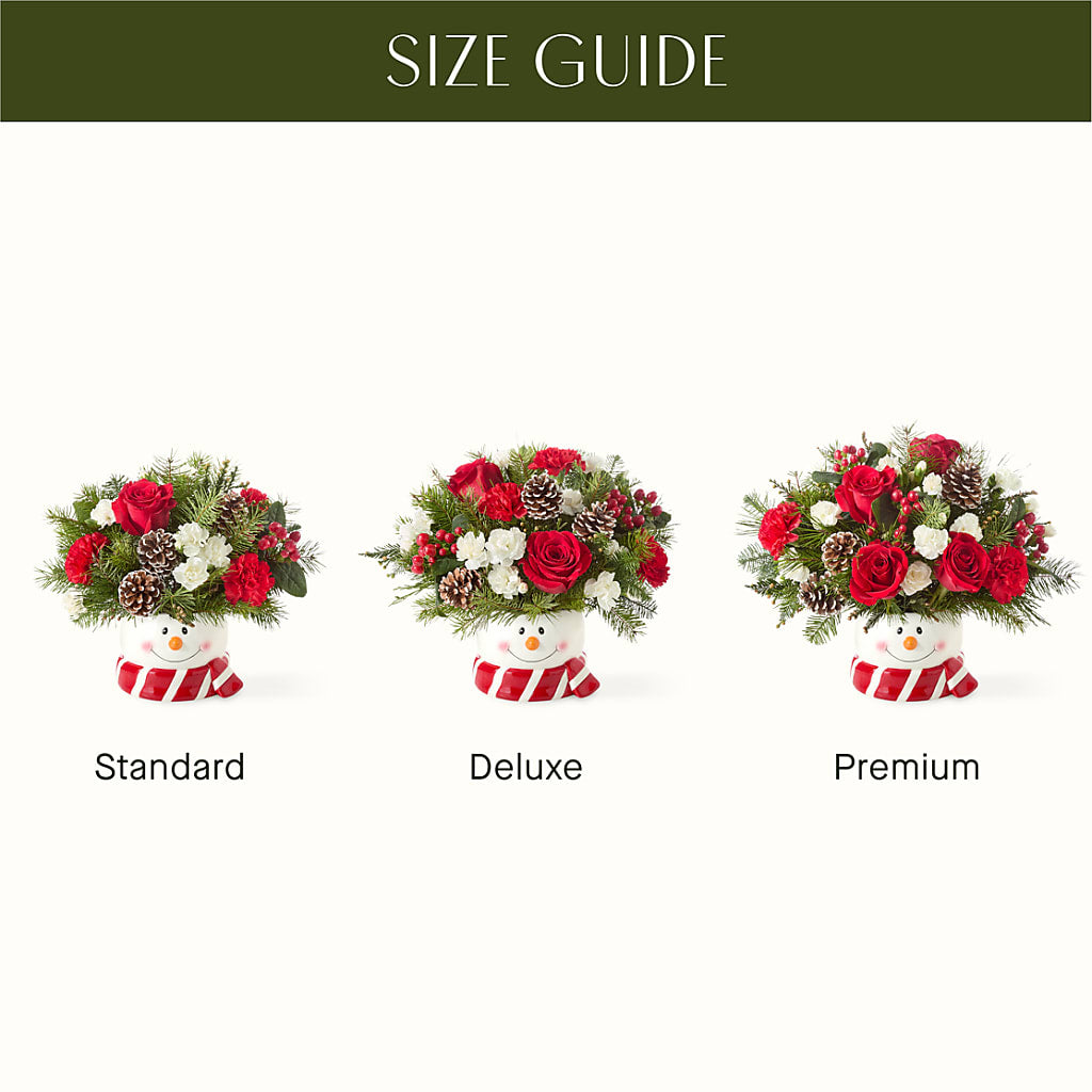 Jolly Snowman Bouquet –  Greater Oklahoma City Flower Shop, Oklahoma City OK