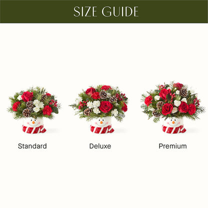 Jolly Snowman Bouquet –  Greater Oklahoma City Flower Shop, Oklahoma City OK