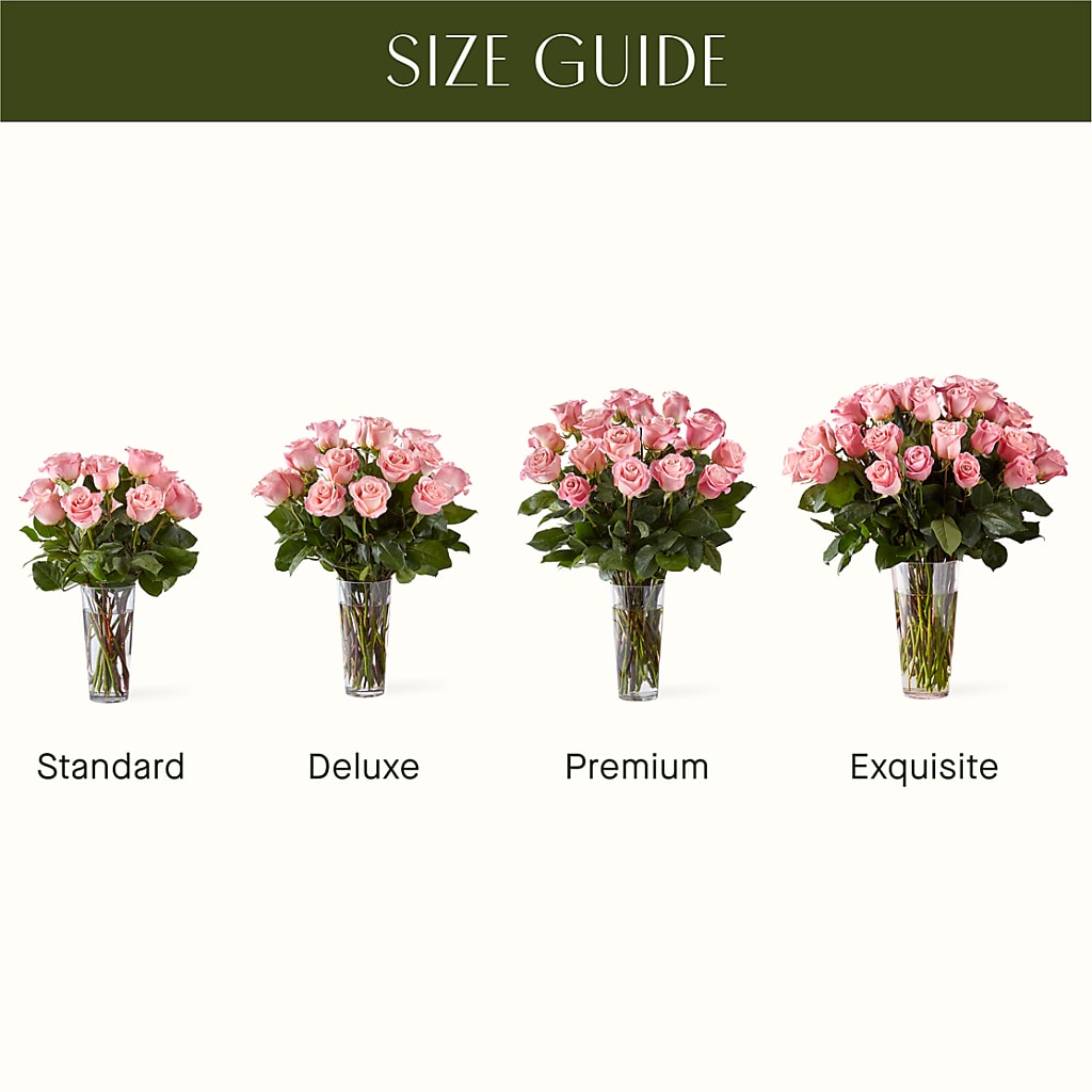 Long Stem Pink Rose Bouquet –  Greater Oklahoma City Flower Shop, Oklahoma City OK