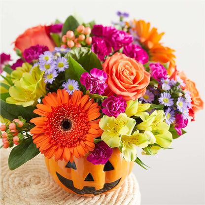Tricks & Treats Pumpkin –  Greater Oklahoma City Flower Shop, Oklahoma City OK