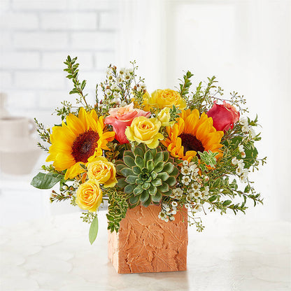 Sunflower Season Bouquet –  Greater Oklahoma City Flower Shop, Oklahoma City OK