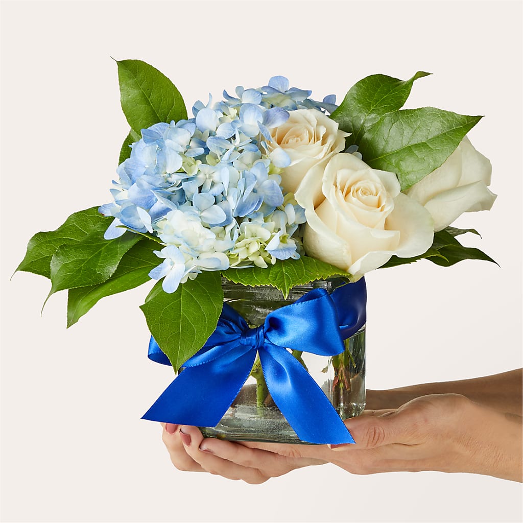 Sky Blue Delight Bouquet –  Greater Oklahoma City Flower Shop, Oklahoma City OK