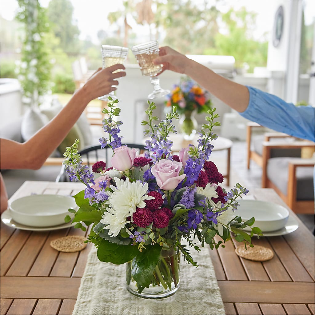 Violet Frost Bouquet –  Greater Oklahoma City Flower Shop, Oklahoma City OK