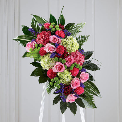 Refreshing Mix Standing Spray –  Greater Oklahoma City Flower Shop, Oklahoma City OK