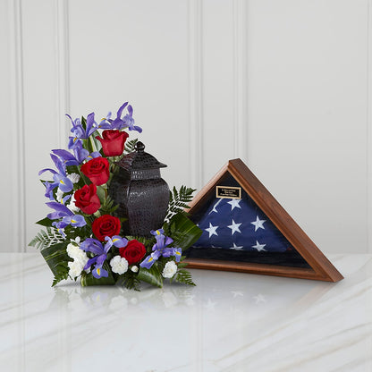 Patriotic Tribute Arrangement –  Greater Oklahoma City Flower Shop, Oklahoma City OK