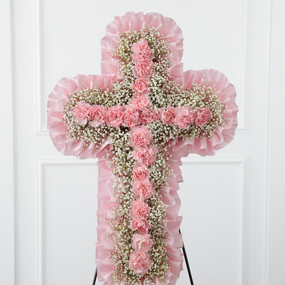 Angel's Cross Easel –  Greater Oklahoma City Flower Shop, Oklahoma City OK