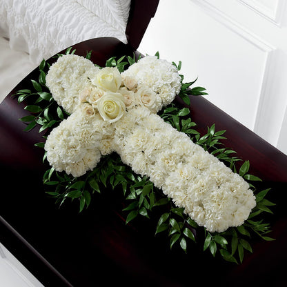 Peaceful Memories Casket Spray (Standard) –  Greater Oklahoma City Flower Shop, Oklahoma City OK