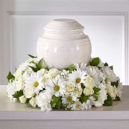 Ivory Gardens Cremation Adornment –  Greater Oklahoma City Flower Shop, Oklahoma City OK