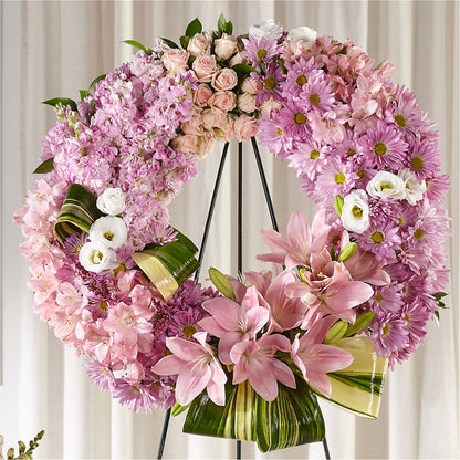 Gift of Warmth Wreath –  Greater Oklahoma City Flower Shop, Oklahoma City OK