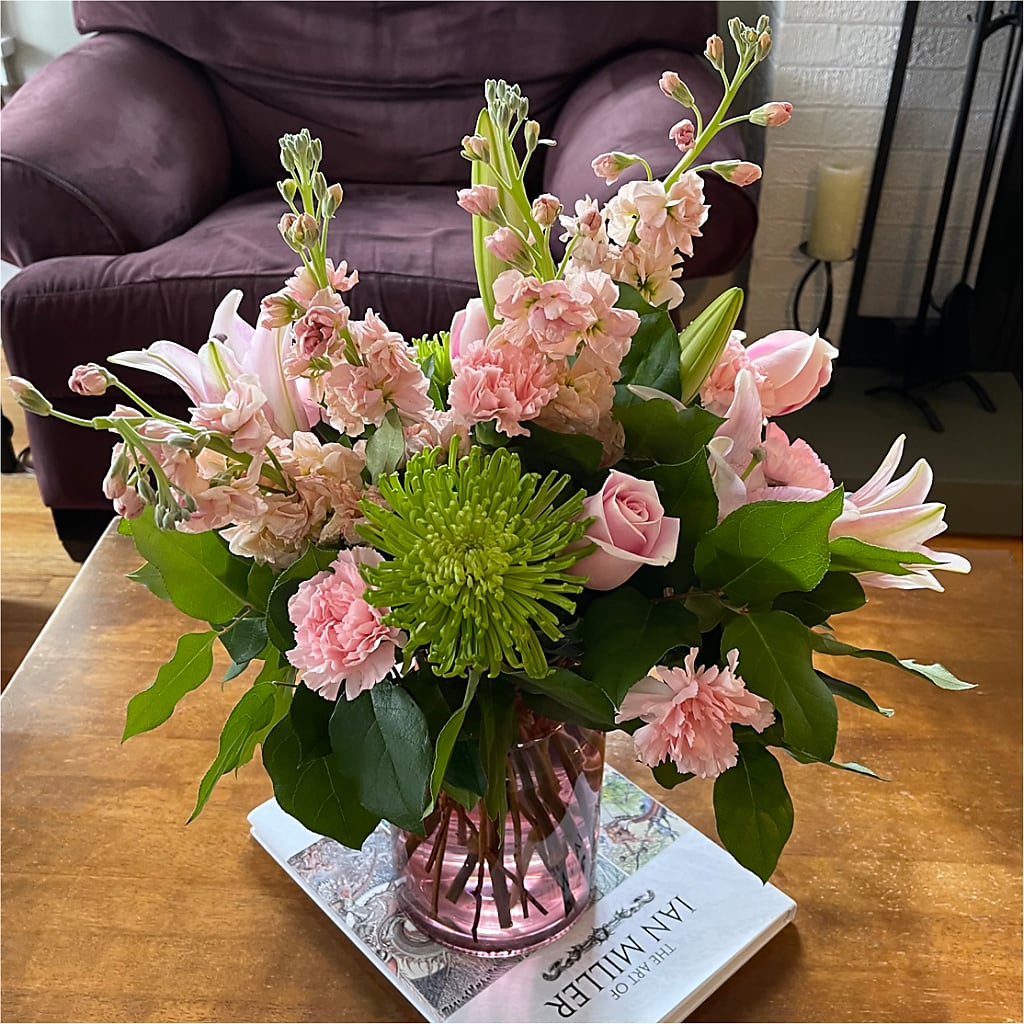 Pretty in Pink Bouquet –  Greater Oklahoma City Flower Shop, Oklahoma City OK