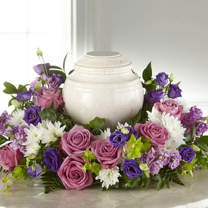 Blooming Sympathy Cremation Adornment –  Greater Oklahoma City Flower Shop, Oklahoma City OK